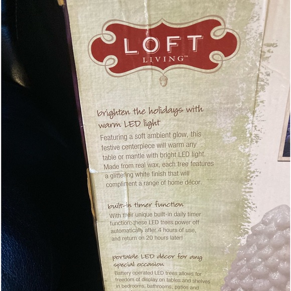 Loft Living 3-Piece LED Flameless Cristmas Tree Candle Set with Timer - Picture 16 of 16